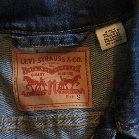 Levis Denim Trucker Jacket - S - Picture 2 of 6